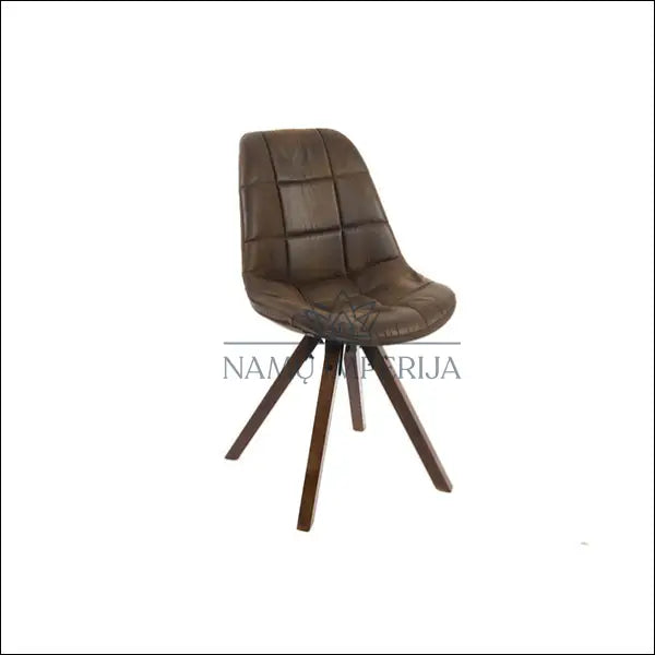 Kėdė VI682 - €71 Save 55% 50-100, __label:Pristatymas 1-2 d.d., color-ruda, kedes-valgomojo, material-dirbtine-oda