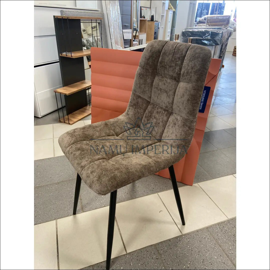 Kėdė VI725 - €84 Save 50% 50-100, color-ruda, kedes-valgomojo, material-aksomas, valgomojo €50 to €100 Chairs
