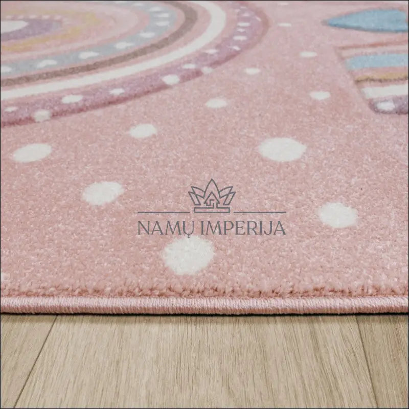 Kilimas NI5856 - €114 100-200, 50-100, __label:Pristatymas 5-14 d.d., color-rozine, kilimai Kilimai Kids Rug Dots