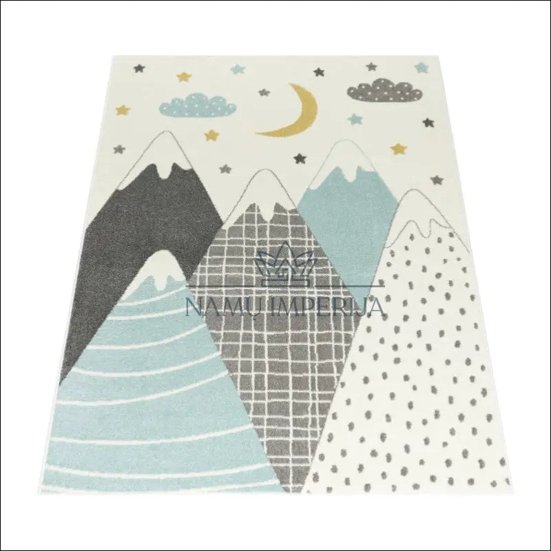 Kilimas NI5857 - €91 100-200, 50-100, color-melyna, kilimai, newdiva2 Kilimai Kids Rug Nursery Girls Boys Mountain