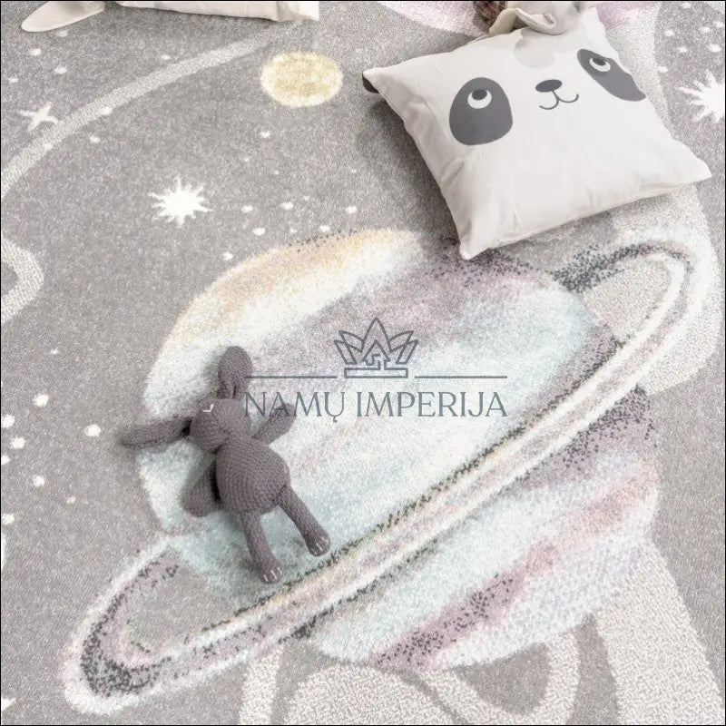 Kilimas NI5869 - €91 100-200, 50-100, color-pilka, kilimai, newdiva2 Kilimai Kids Rug Space Planets Stars | Namų