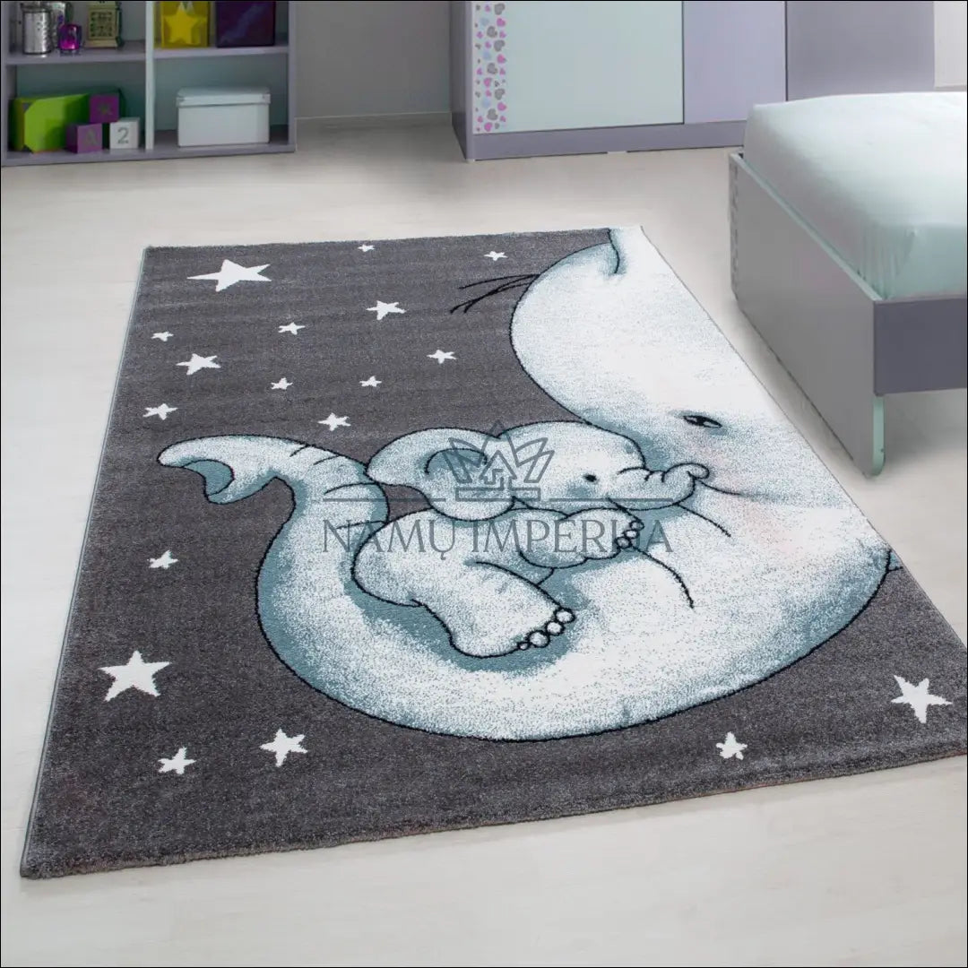 Kilimas NI2035 - €75 Save 30% -30% , 100-200, 50-100, __label:Pristatymas 5-14 d.d., apvalus 120 x 170 cm / Pilka