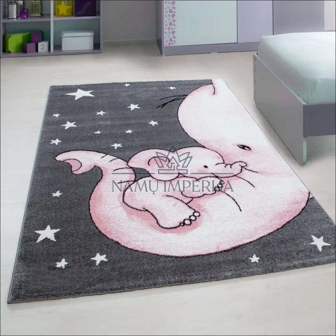 Kilimas NI2036 - €75 Save 30% -30% , 100-200, 50-100, __label:Pristatymas 5-14 d.d., apvalus 120 x 170 cm / Pilka