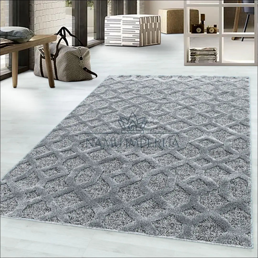 Kilimas NI2158 - €34 Save 30% 100-200, 25-50, 50-100, __label:Pristatymas 5-14 d.d., apvalus 60 x 110 cm / Pilka