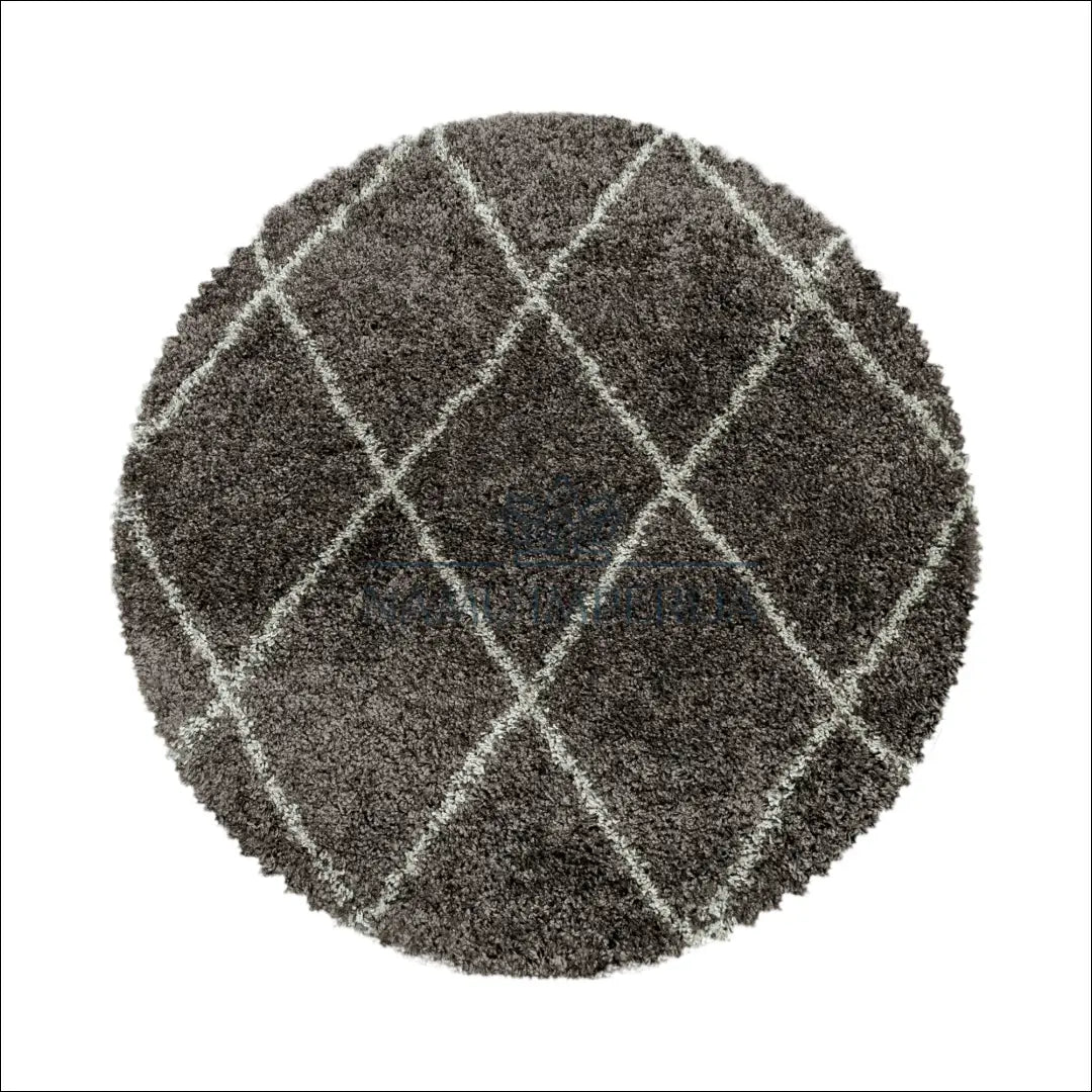 Kilimas NI2224 - €21 Save 30% 100-200, 25-50, 50-100, __label:Pristatymas 5-14 d.d., apvalus 80 cm skersmuo / Taupe