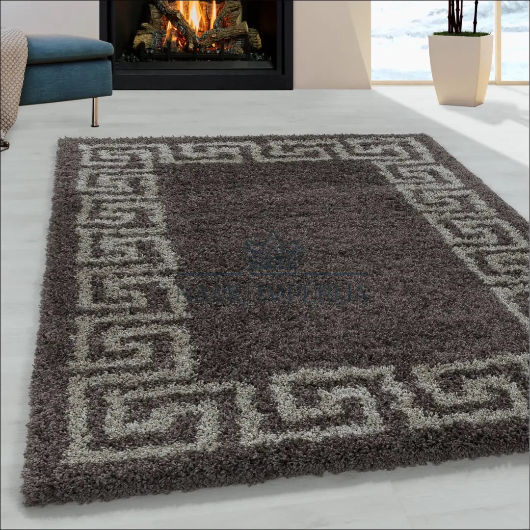 Kilimas NI2231 - €22 Save 25% 100-200, 25-50, 50-100, __label:Pristatymas 5-14 d.d., apvalus 60 x 110 cm / Taupe