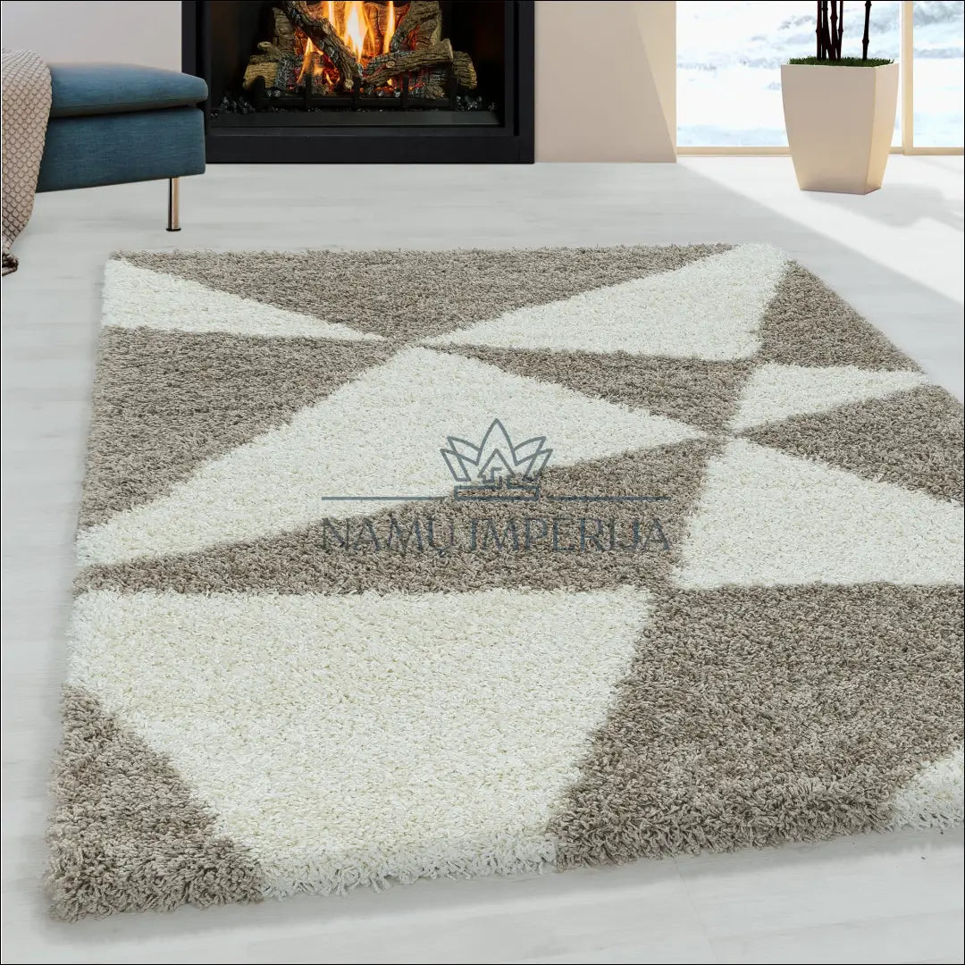 Kilimas NI2238 - €22 Save 25% 100-200, 25-50, 50-100, __label:Pristatymas 5-14 d.d., apvalus 60 x 110 cm / Smėlio