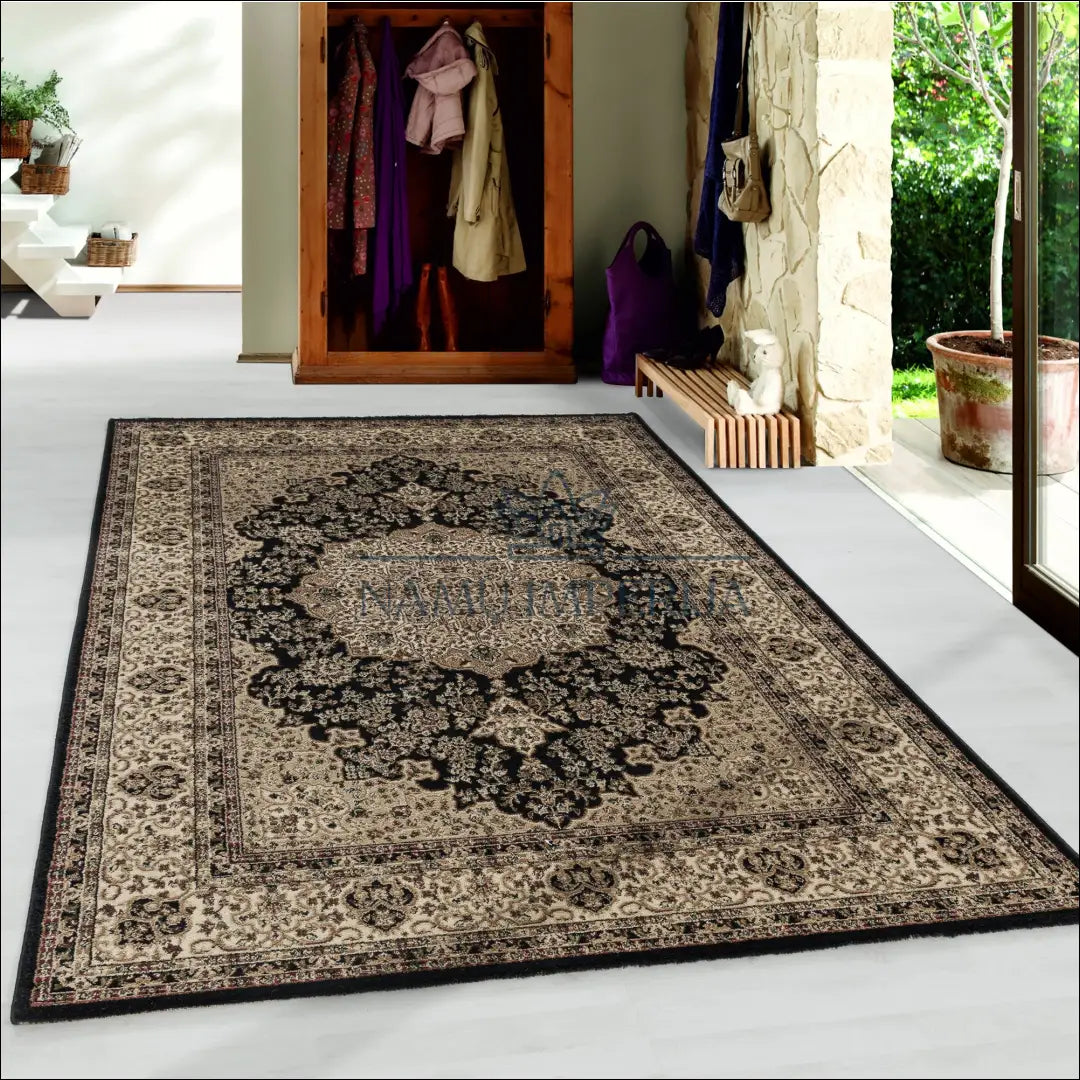 Kilimas NI2379 - €49 Save 30% 100-200, 25-50, 50-100, __label:Pristatymas 5-14 d.d., ayy 80 x 150 cm / Juoda