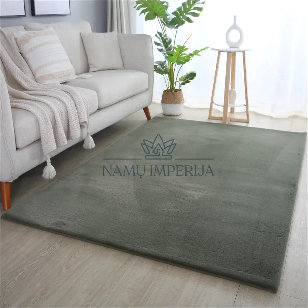 Kilimas NI2557 - €27 Save 30% 100-200, 25-50, 50-100, __label:Pristatymas 5-14 d.d., apvalus 60 x 110 cm / Žalia