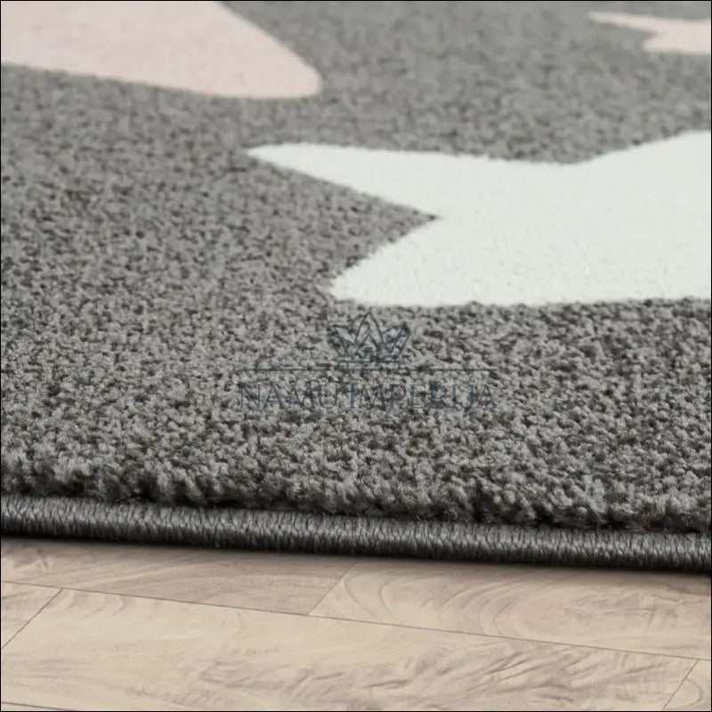 Kilimas NI3155 - €86 100-200, 50-100, __label:Pristatymas 5-14 d.d., ayy, Childrens Bedroom Rug Stars Grey Kilimai