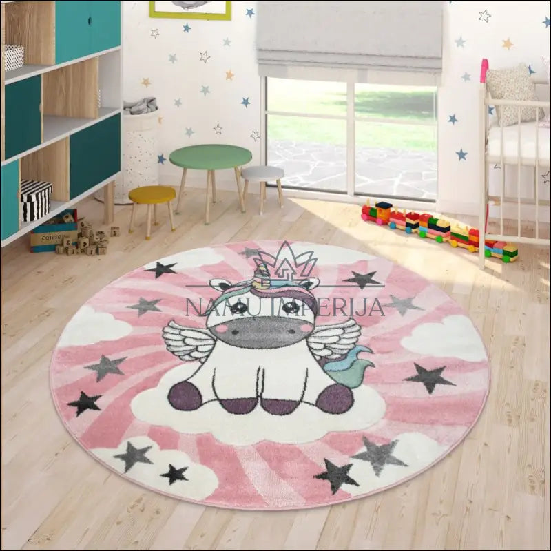 Kilimas NI3164 - €129 Save 15% 100-200, 50-100, __label:Pristatymas 5-14 d.d., ayy, Childrens Rug Girls Unicorn