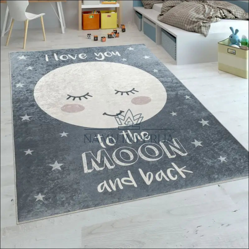 Kilimas NI3166 - €74 Save 20% 100-200, 50-100, __label:Pristatymas 5-14 d.d., ayy, Childrens Rug Soft Moon