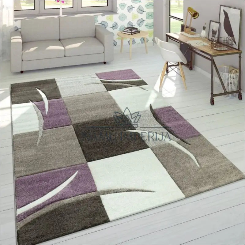 Kilimas NI3258 - €110 Save 20% 100-200, 50-100, __label:Pristatymas 5-14 d.d., ayy, color-violetine 120 x 170 cm