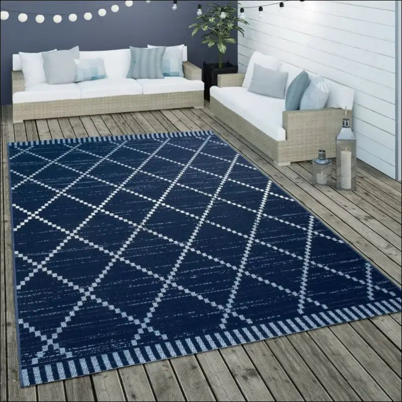 Kilimas NI3319 - €114 Save 15% 100-200, 50-100, __label:Pristatymas 5-14 d.d., ayy, color-melyna 120 x 170 cm Kilimai