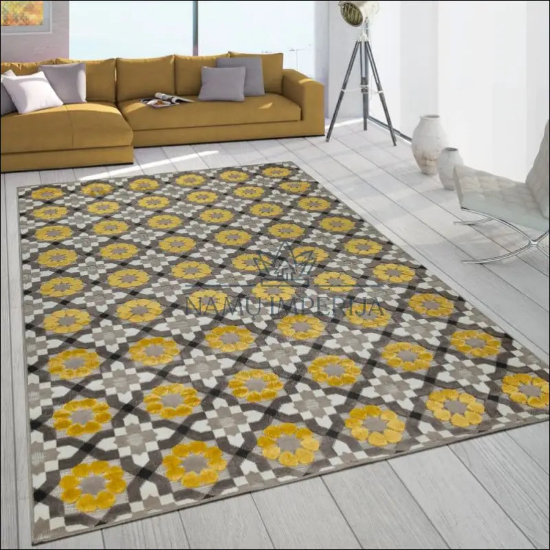 Kilimas NI3399 - €106 Save 15% 100-200, 50-100, __label:Pristatymas 5-14 d.d., ayy, color-Yellow 120 x 170 cm Kilimai