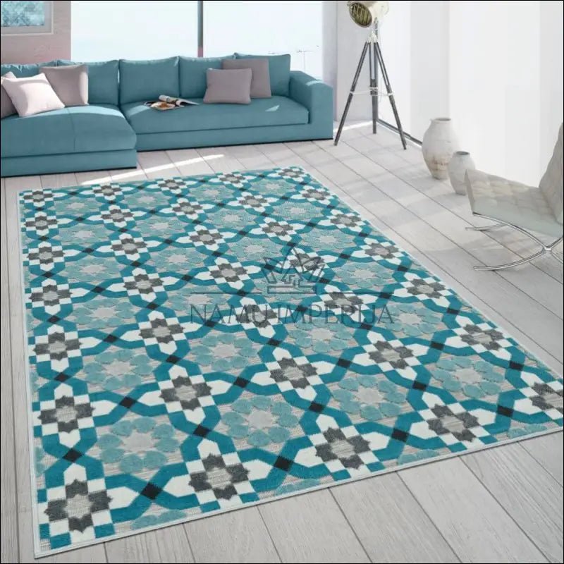 Kilimas NI3400 - €92 Save 20% 100-200, 50-100, __label:Pristatymas 5-14 d.d., ayy, color-turkis 120 x 170 cm Kilimai