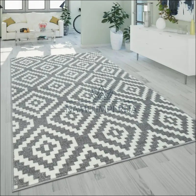 Kilimas NI3895 - €83 Save 15% 100-200, 50-100, __label:Pristatymas 5-14 d.d., ayy, color-pilka-White 120 x 170 cm