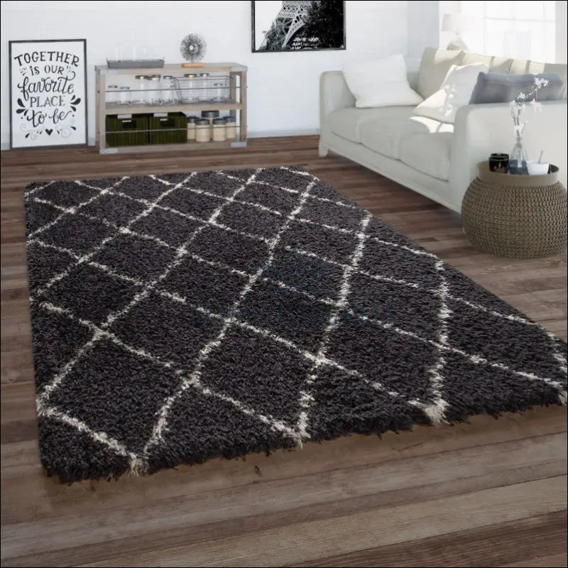 Kilimas NI4050 - €91 Save 15% 100-200, 25-50, 50-100, __label:Pristatymas 5-14 d.d., color-Anthrazit 120x160 cm