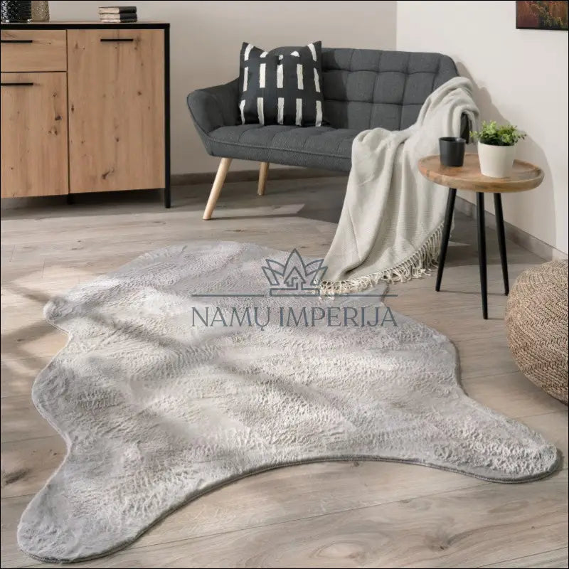 Kilimas NI4075 - €98 Save 15% 100-200, 50-100, color-Grau, kilimai, newdiva2 100x200 cm Fell-Form / Pilka Kilimai