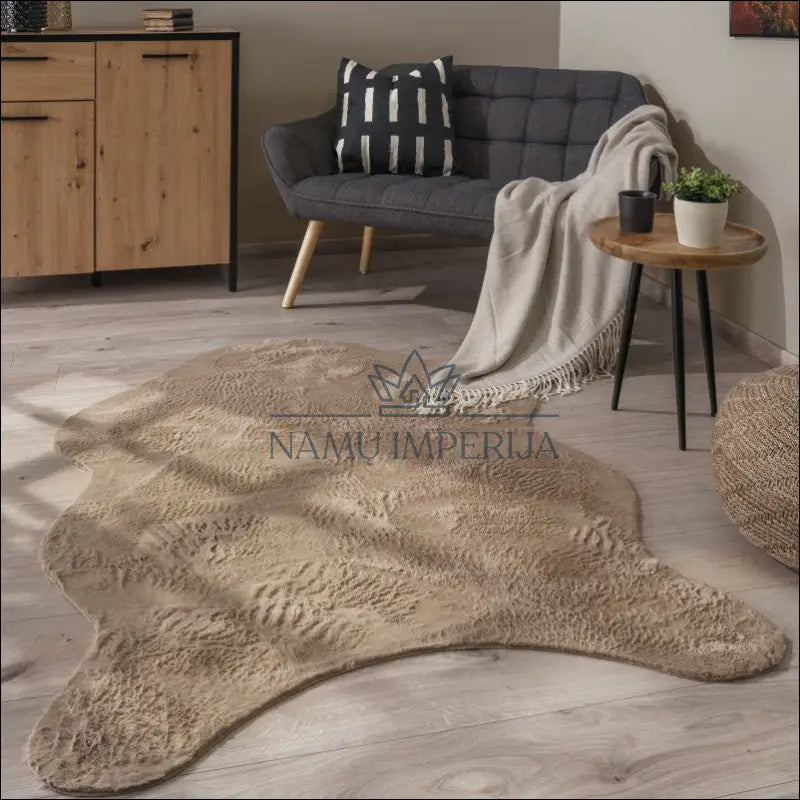 Kilimas NI4077 - €98 Save 15% 100-200, 50-100, color-smelio, kilimai, newdiva2 100x200 cm Fell-Form / Smėlio spalvos