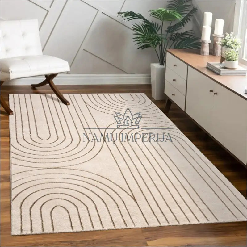 Kilimas NI4301 - €129 Save 15% 100-200, 50-100, __label:Pristatymas 5-14 d.d., color-kremas, kilimai 120x160 cm