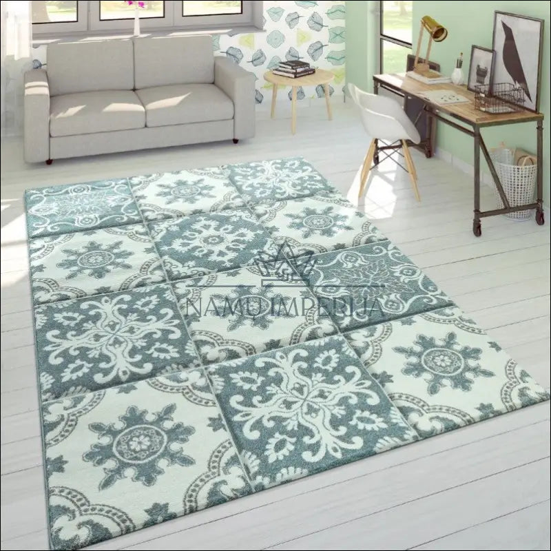 Kilimas NI4879 - €173 Save 15% 100-200, 50-100, __label:Pristatymas 5-14 d.d., color-turkis, kilimai 160 x 230 cm