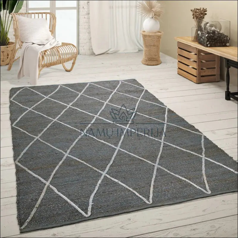 Kilimas NI5209 - €145 Save 15% 100-200, 50-100, __label:Pristatymas 5-14 d.d., color-Anthracite, kilimai 120 x 170 cm