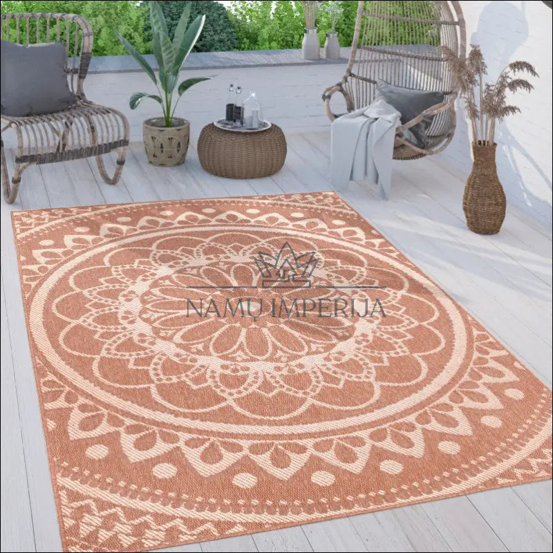 Kilimas NI5370 - €87 Save 15% 100-200, 25-50, 50-100, __label:Pristatymas 5-14 d.d., color-Apricot 120x160 cm