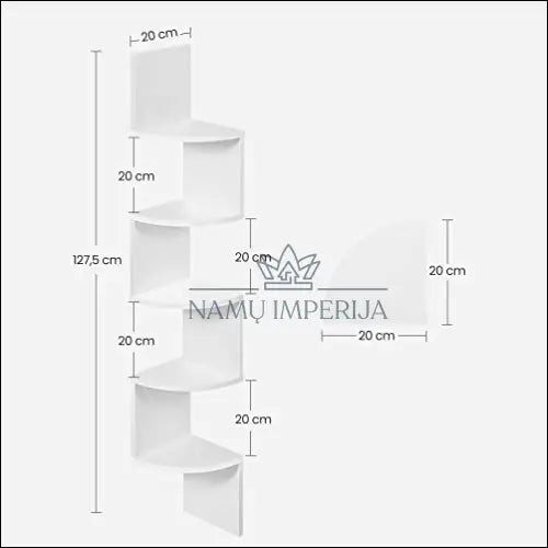 Knygų lentyna SM181 - €63 Save 30% 50-100, __label:Pristatymas 5-14 d.d., knygu-lentyna, notouch30, song 20x20x126cm