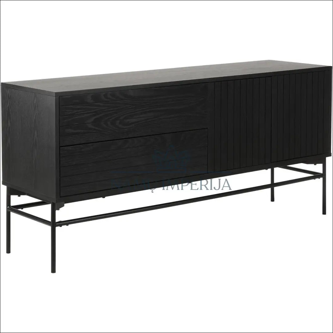 Komoda SI854 - €297 Save 65% __label:Pristatymas 1-2 d.d., color-juoda, indaujos, komodos, material-mdf Virš €200