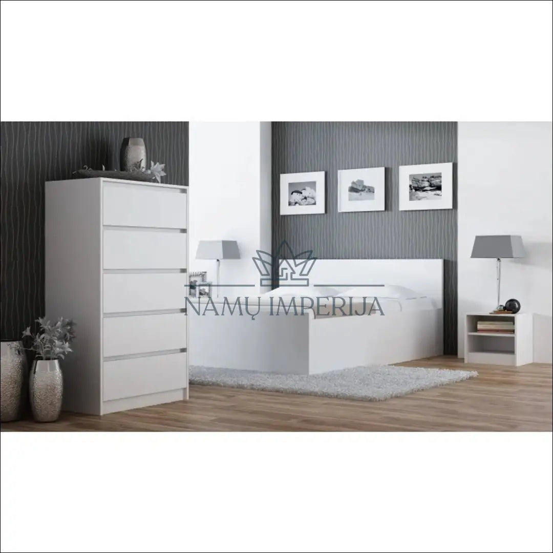 Komoda SI938 - €108 Save 65% 100-200, __label:Pristatymas 1-2 d.d., color-balta, komodos, material-mediena €100