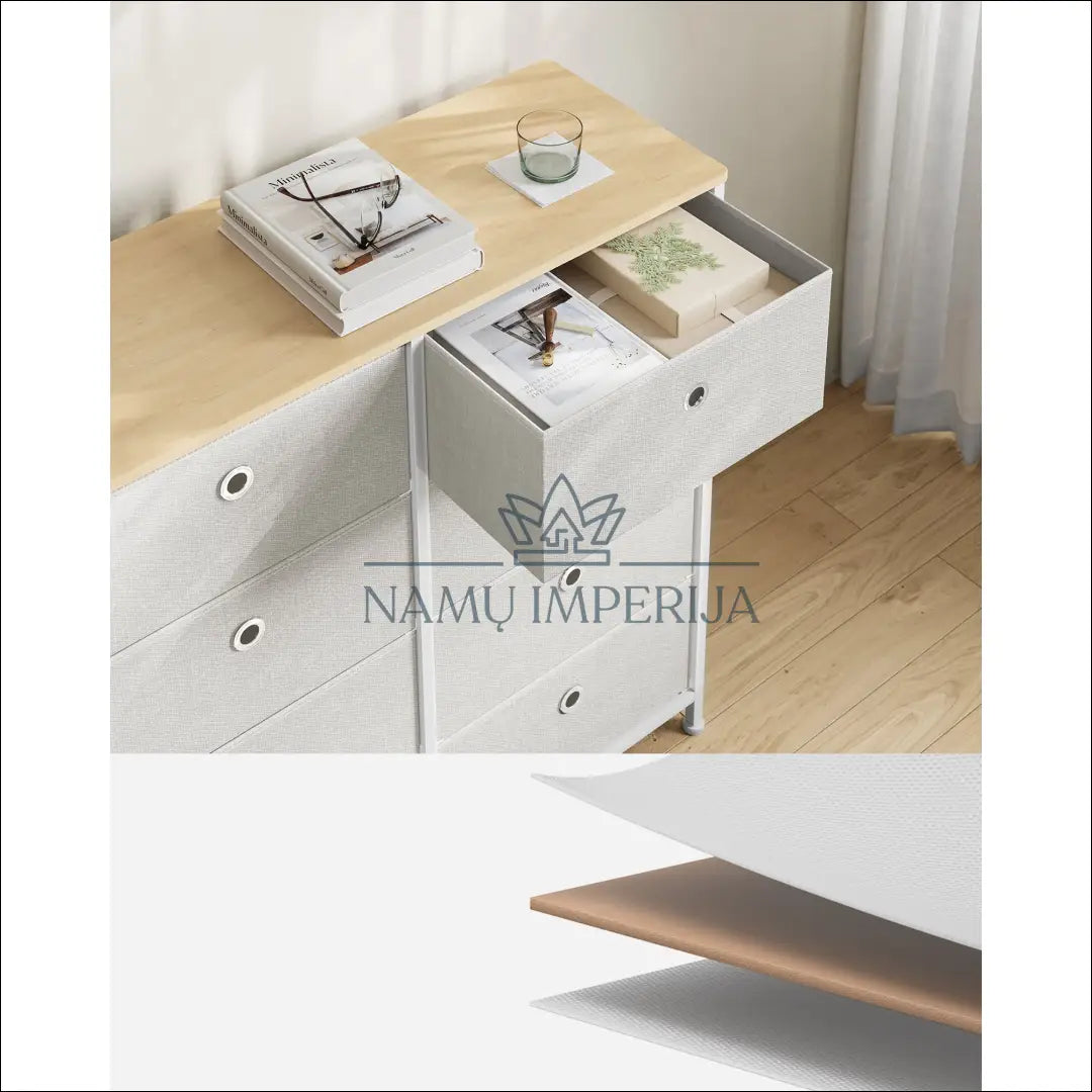 Komoda SM479 - €90 Save 10% 50-100, __label:Pristatymas 5-14 d.d., komodos, miegamojo, notouch10 80x30x81.5cm / Pilka