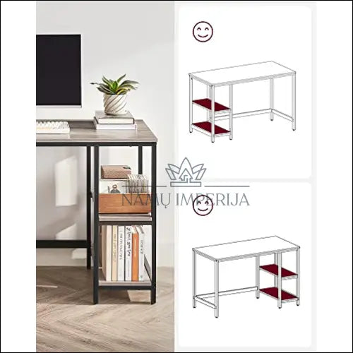 Kompiuterinis rašomasis stalas SM352 - €168 Save 30% 100-200, __label:Pristatymas 5-14 d.d., biuro-baldai,