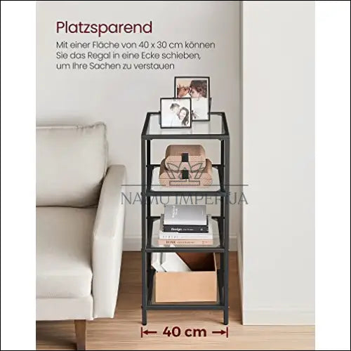 Konsolė SM1202 - €65 Save 10% 50-100, __label:Pristatymas 5-14 d.d., konsoles, notouch10, song 40x30x95cm / Juoda