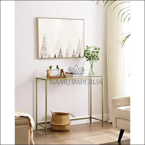 Konsolė SM383 - €80 Save 10% 50-100, __label:Pristatymas 5-14 d.d., konsoles, notouch10, song 100x35x80cm / Auksinė