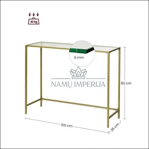 Konsolė SM383 - €80 Save 10% 50-100, __label:Pristatymas 5-14 d.d., konsoles, notouch10, song 100x35x80cm / Auksinė