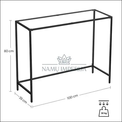 Konsolė SM384 - €80 Save 10% 50-100, __label:Pristatymas 5-14 d.d., konsoles, notouch10, song 100x35x80cm / Juoda