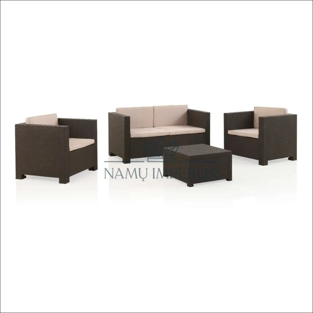 Lauko baldų komplektas (4 dalys) LI372 - €174 Save 70% 100-200, __label:Pristatymas 1-2 d.d., color-kremas,