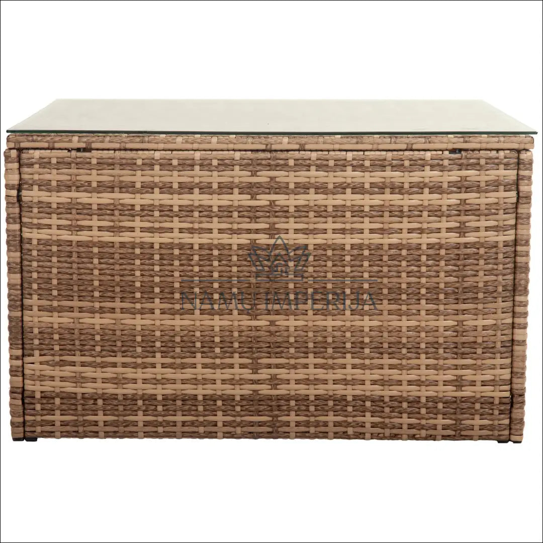 Lauko baldų komplektas (4 dalys) LI375 - €399 Save 70% __label:Pristatymas 1-2 d.d., color-ruda, color-smelio, lauko