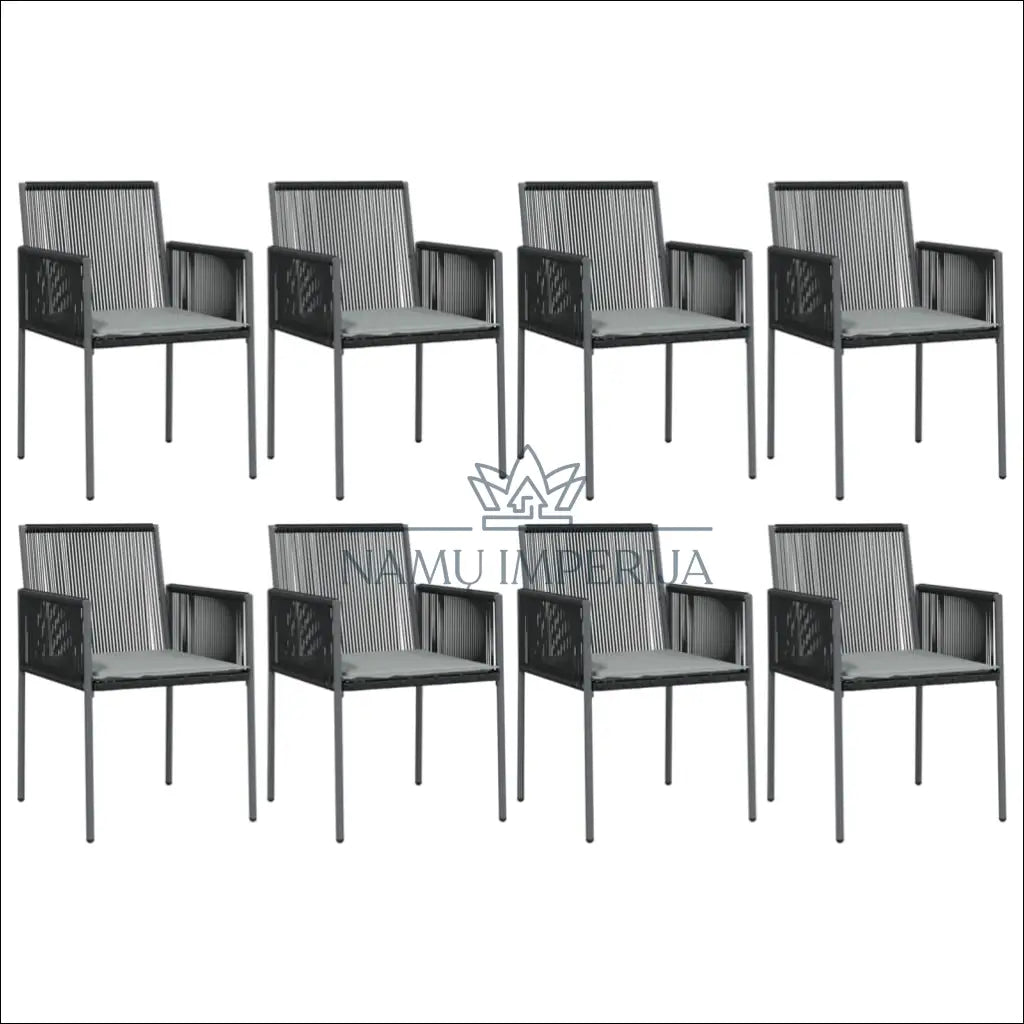 Lauko kėdė LI573 - €52 Save 50% 50-100, color-juoda, color-pilka, lauko baldai, lauko-kedes Pilka / Metalas €50