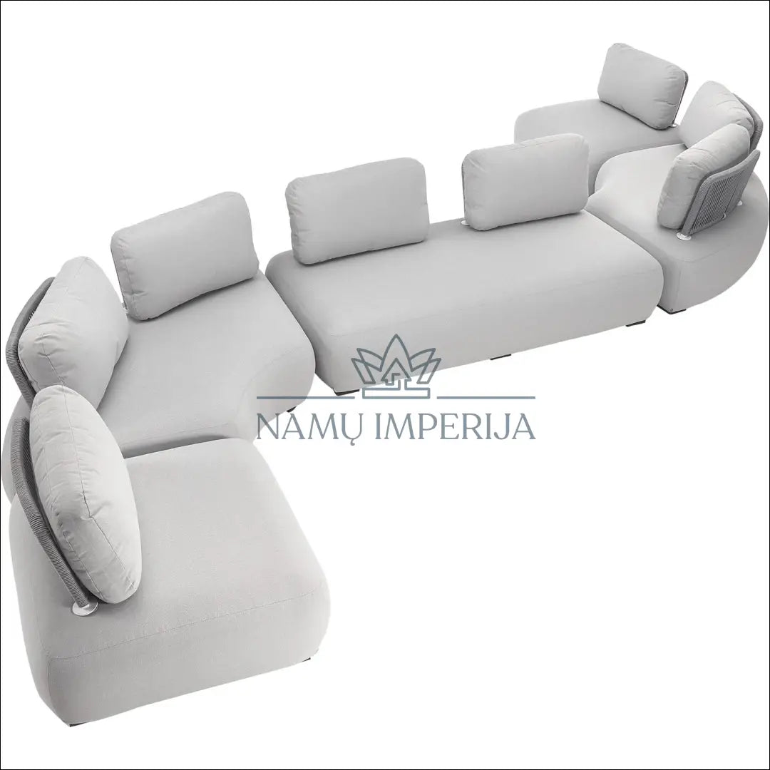 Lauko sofa LI389 - €390 Save 70% __label:Pristatymas 1-2 d.d., color-pilka, lauko baldai, material-poliesteris,