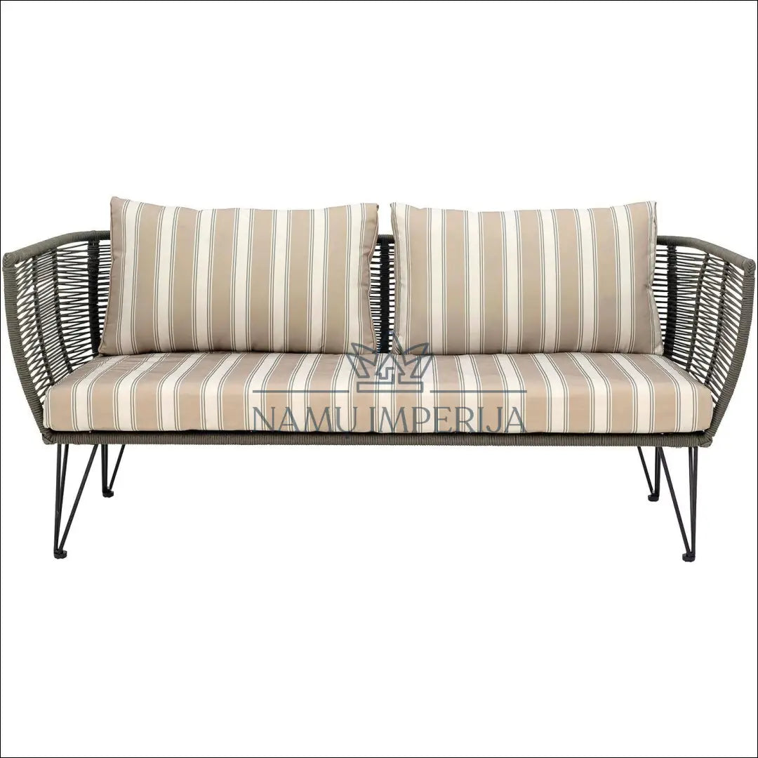 Lauko sofa LI487 - €364 Save 55% __label:Pristatymas 1-2 d.d., color-pilka, color-smelio, color-zalia, lauko baldai