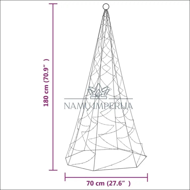 LED kalėdinė eglutė DI5310 - €22 Save 50% __label:Pristatymas 1-2 d.d., interjeras, kaledos, material-plastikas,