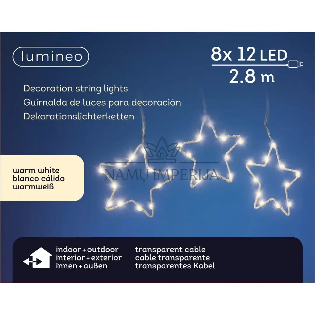 LED lempučių girlianda (280cm) DI4786 - €18 Save 60% __label:Pristatymas 1-2 d.d., interjeras, kaledos,
