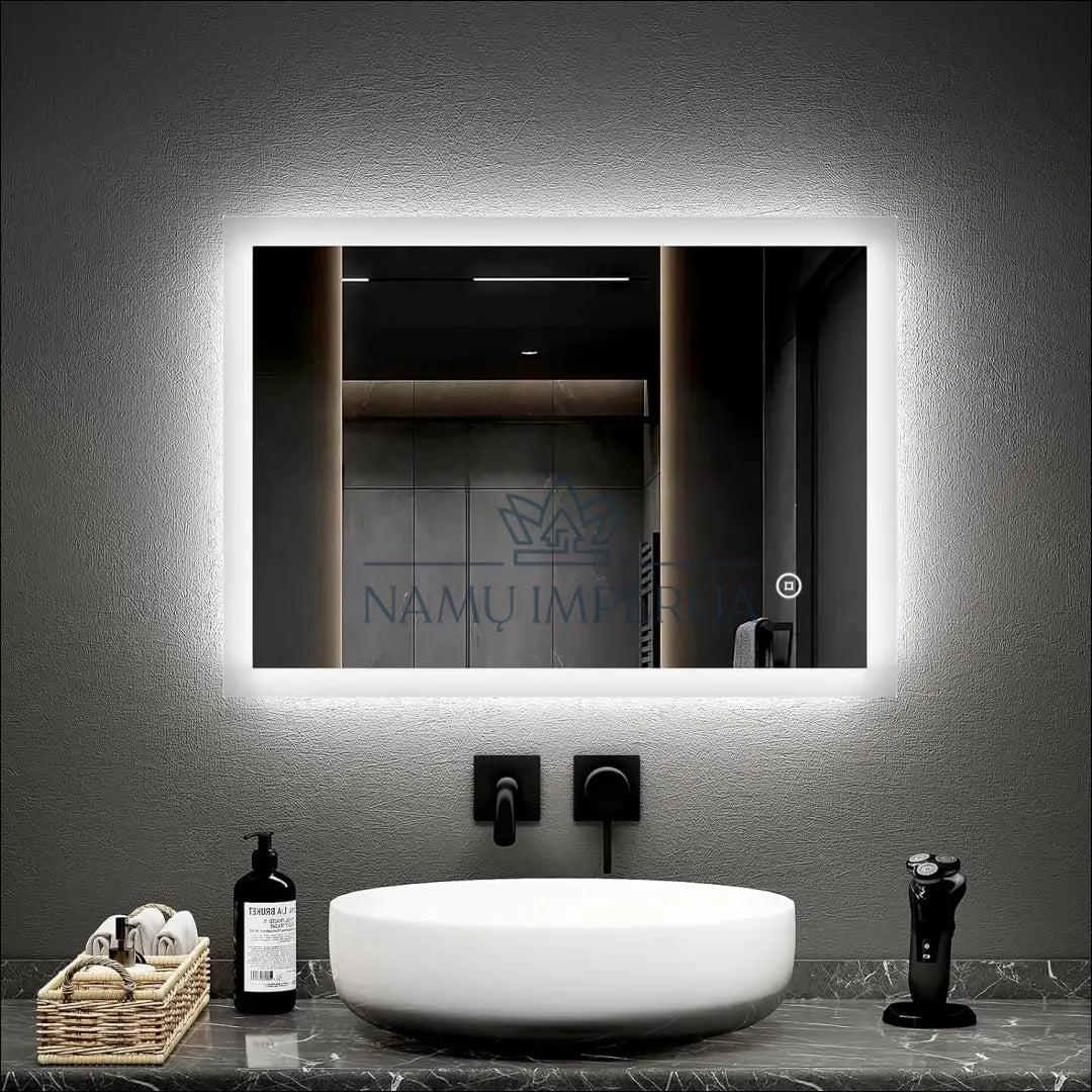 LED vonios veidrodis DI6594 - €74 Save 50% 50-100, color-sidabrine, interjeras, material-stiklas, veidrodziai €50