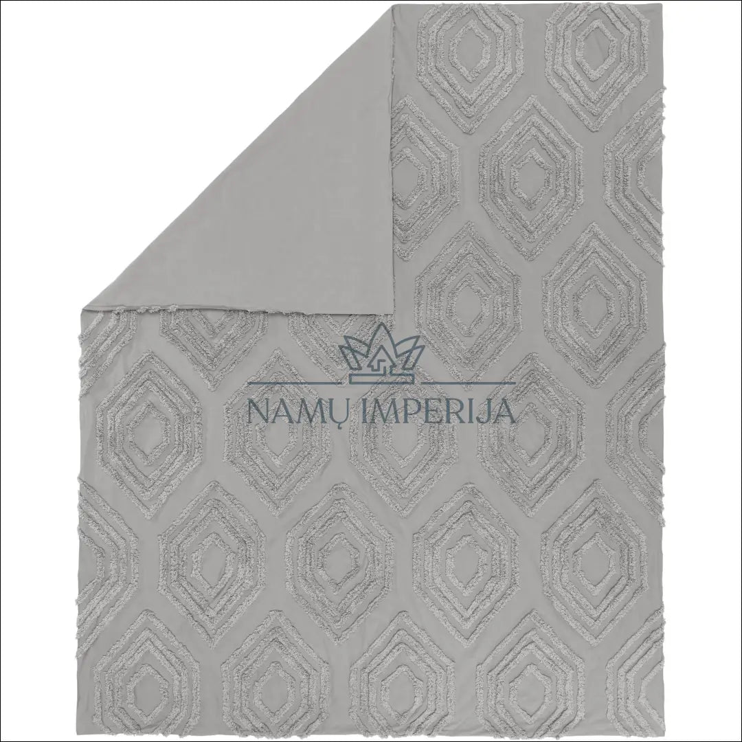 Lovatiesė (240x260cm) DI3998 - €54 Save 70% 50-100, __label:Pristatymas 1-2 d.d., color-pilka, material-medvilne,