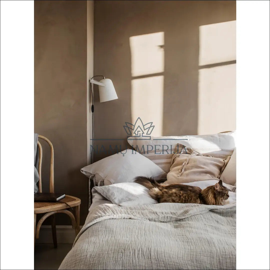 Lovatiesė (260x260cm) DI3105 - €60 Save 70% 50-100, __label:Pristatymas 1-2 d.d., color-pilka, color-smelio,