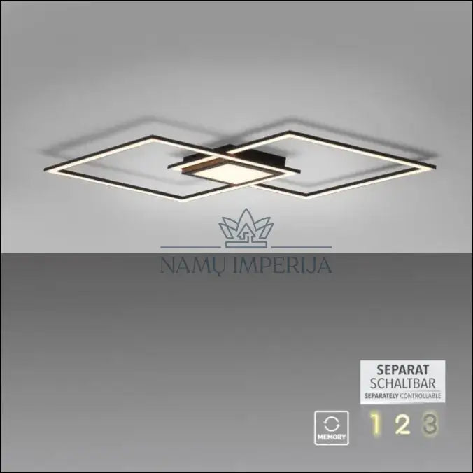 Lubinis LED šviestuvas DI7556 - €45 Save 50% 25-50, __label:Pristatymas 1-2 d.d., color-juoda, interjeras,