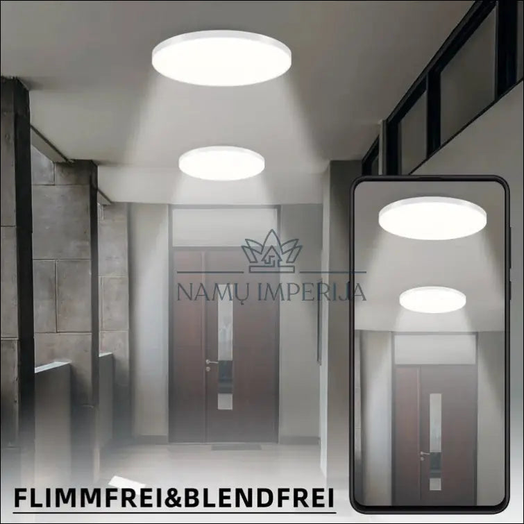 Lubinis LED šviestuvas su nuotoliniu valdymo pultu DI4432 - €17 Save 65% __label:Pristatymas 1-2 d.d., color-balta,