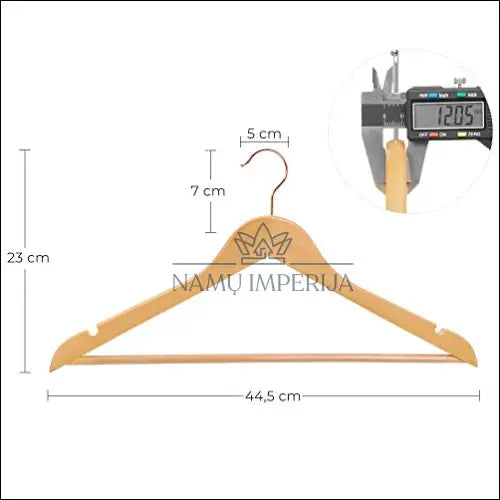 Medinių pakabų komplektas 20 vnt SM1424 - €47 Save 10% 25-50, __label:Pristatymas 5-14 d.d., notouch10, pakabos,